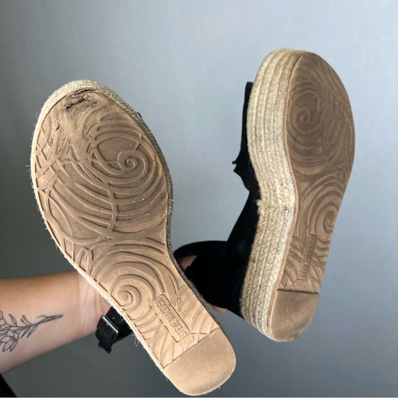 STEVE MADDEN APOLO ESPADRILLE BLACK SANDALS‎ 7 - Picture 4 of 7